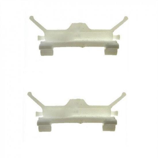 10Pcs Car Roof Drip Rail Weatherstrip Molding Clips for Hyundai Elantra White