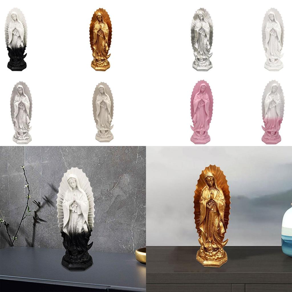 Gesegnete Jungfrau Maria Statue Elegante Figur Wohnaccessoire Figur Unserer Lieben Frau von Fatima
