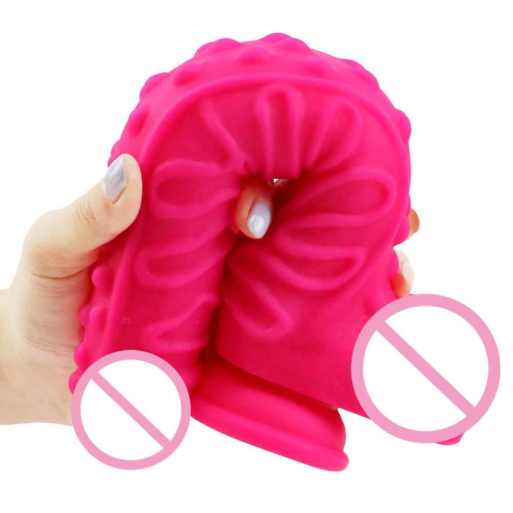 Lila Silikon Dildo Weibliche Farbe Solide Geformter Dildo Alternative Sexuelle Produkte Erwachsener Masturbator