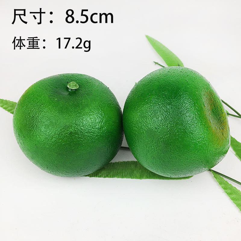 

5Pcs Fake Fruits Artificial Orange DIY Artificial Fruits Kindergarten Plastic Fake Fruit Home Wedding Photography Decoration 8.5CM