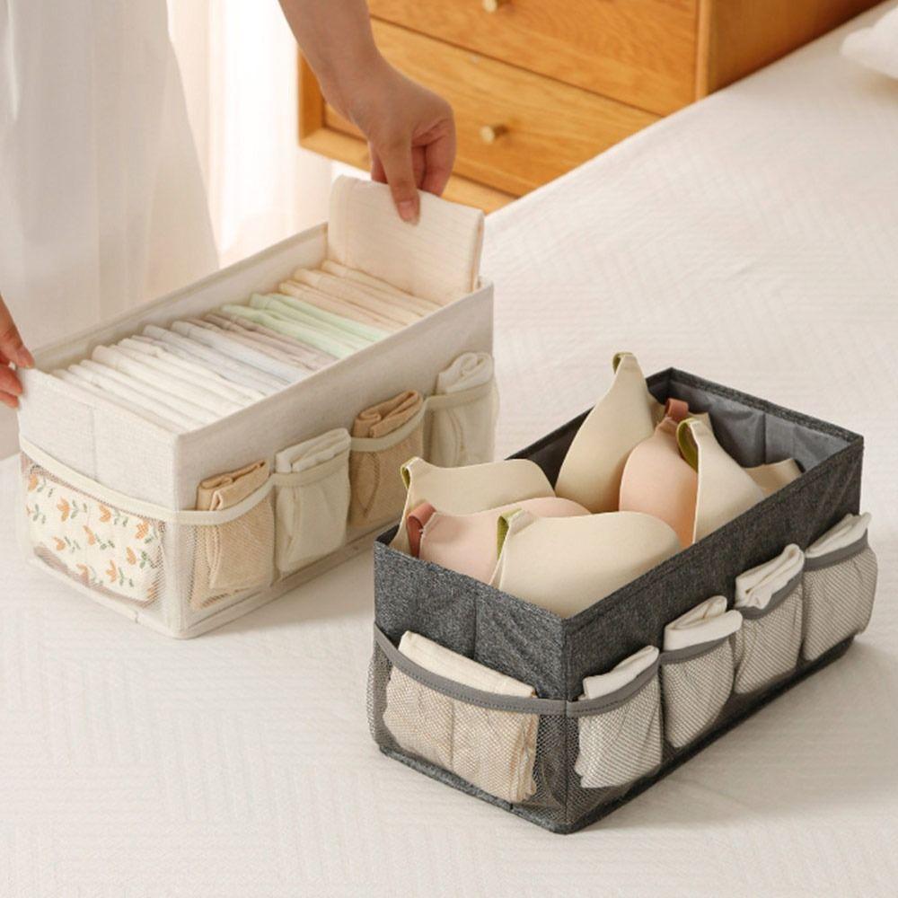 Folding Folding Storage Box With Mesh Organizer Dividers Mesh Organizer  Storage Bins
