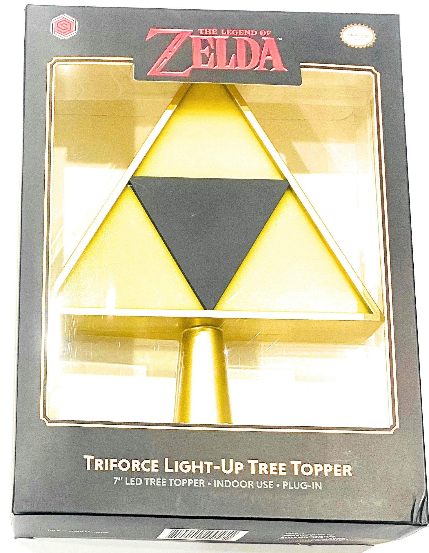 

Legend of Zelda Triforce Plug-in Light-Up Christmas Tree Topper