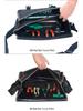 Oxford Canvas Electrician Tool Bag for Air Conditioner Repair - Large, Thickened, Single-Shoulder, Multifunctional Storage.