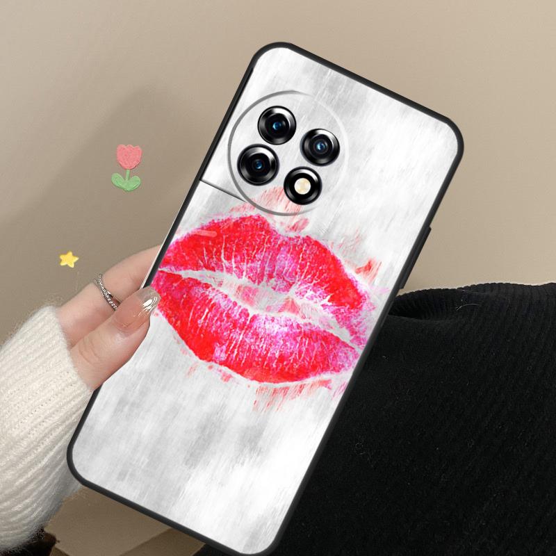 Sexy Red Lips Case For OnePlus 10 Pro 8T 10T 15 13 12 11 13T 13R 12R Nord CE 5 2 3 4 Lite N20 N30 Cover