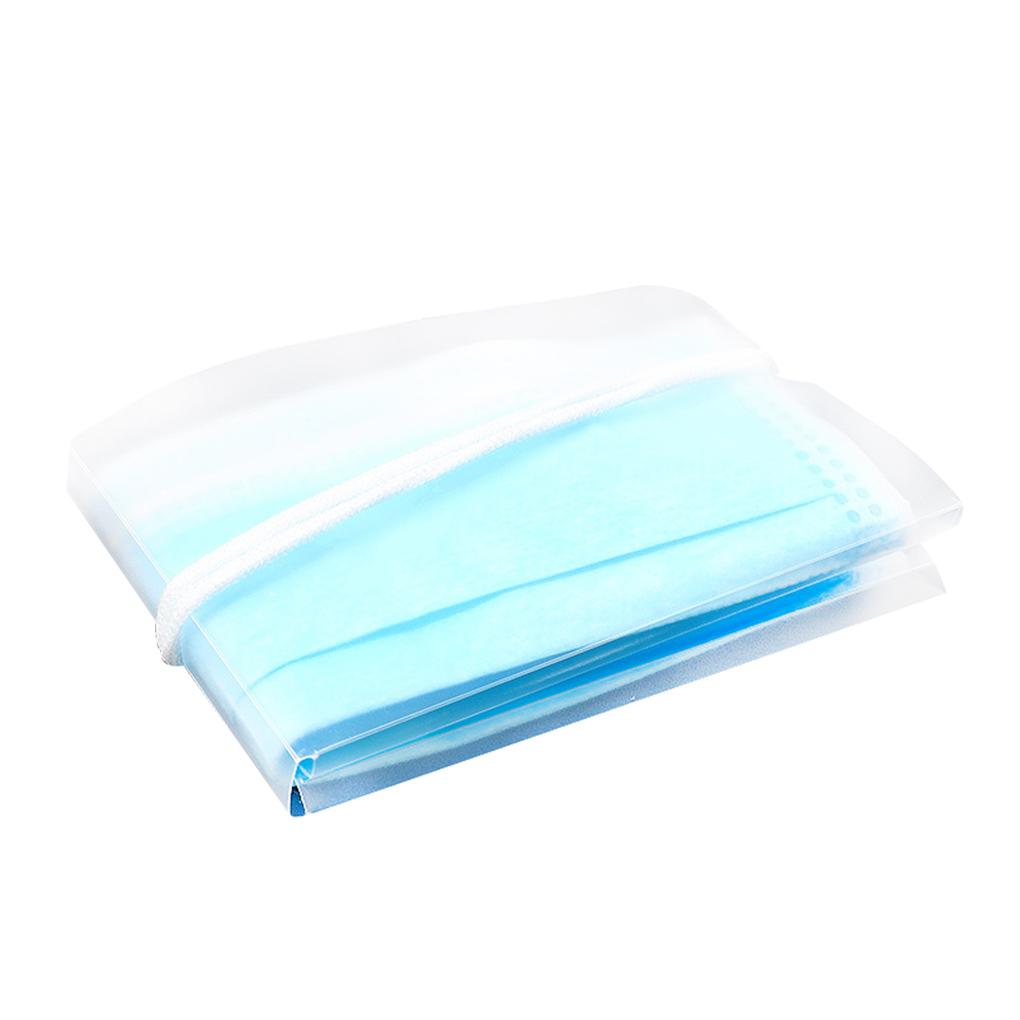 

5 шт. одноразовый держатель для маски органайзер зажим для маски для лица чехол для хранения складной