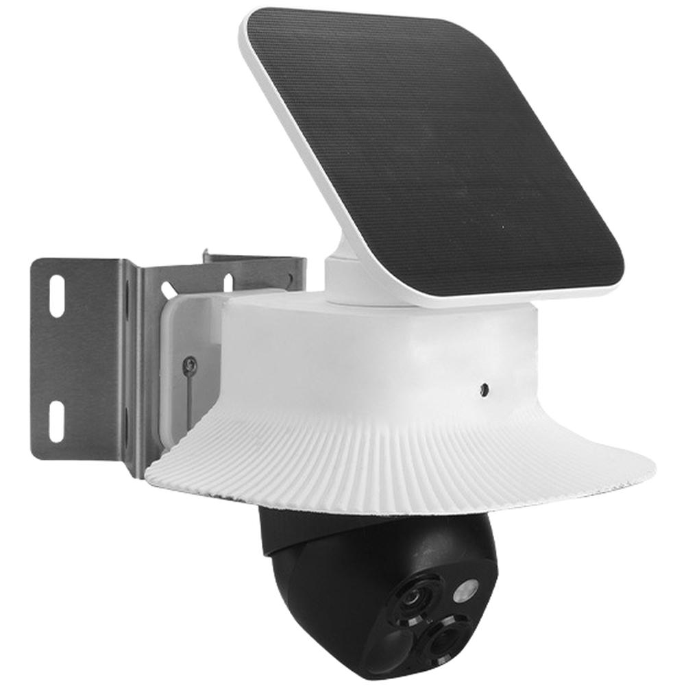 Stainless Steel Wall Mount Corner Bracket 360 Degree Rotation Security Camera Surveillance Holder White 8x6x7.5cm Hardware Tools