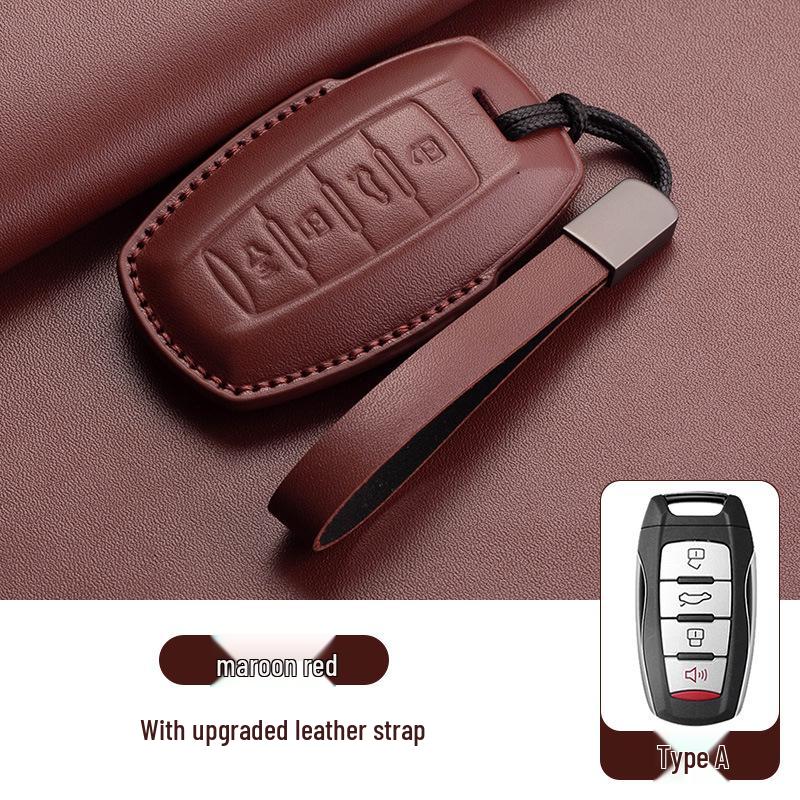 Kompatybilne skórzane etui na kluczyk do Great Wall Haval: H6, H2S, M6, Big Dog 2. generacji, F7, H9, Czerwony Zając, Menglong i Mitologiczne Zwierzę.