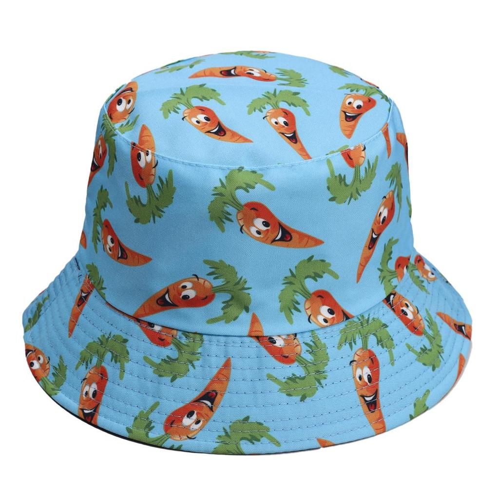 2026 Lemon Pattern Reversible Bucket Hat for Men & Women – Summer Sun Protection