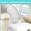 Portable Air Conditioner Hose Connector AC Exhaust Hose Coupler Mobile 5.1in 5.9in Pipe Joint for Commercial Space Bedroom Duct