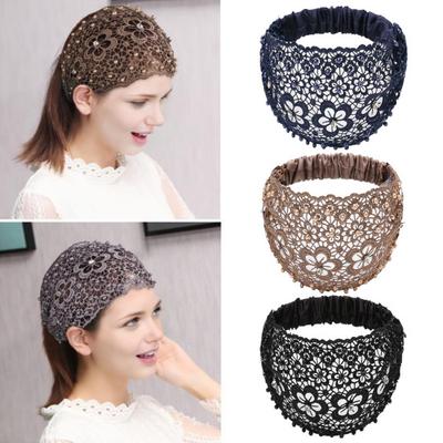 3/4Pcs Women Hairband Faux Pearl Embellished Wide Headband Bohemian Style Festival Hair Accessories
