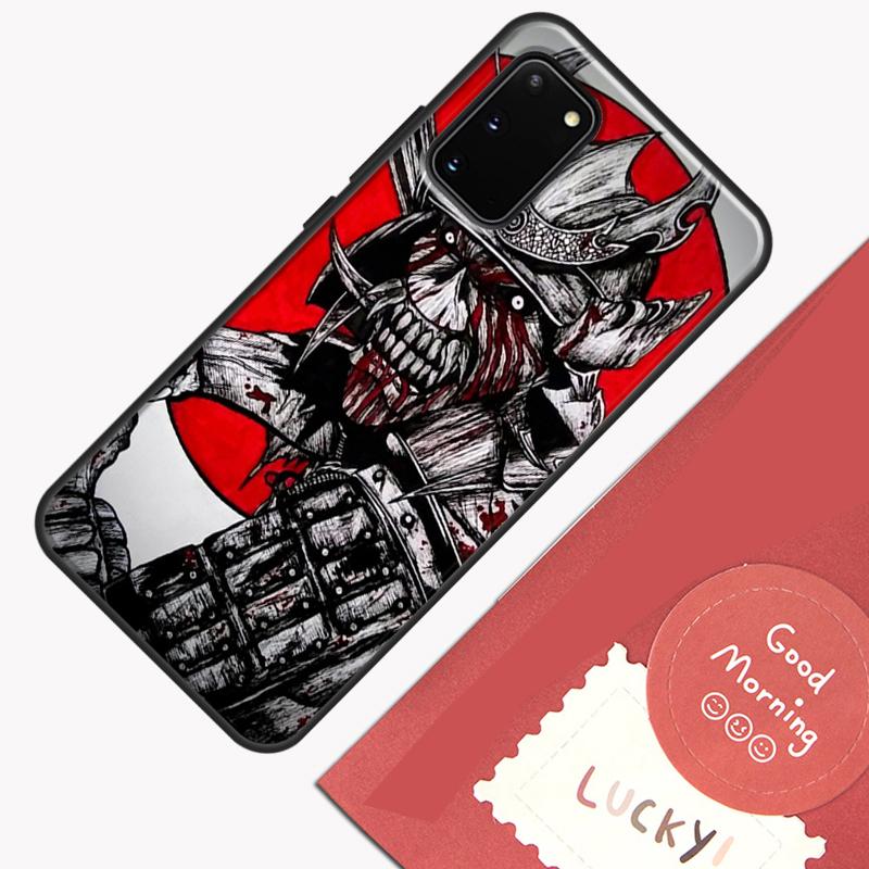 Japanese Samurai Warrior Phone Case For Samsung Galaxy S23 S26 Ultra S20 S21 S22 S24 S25 Plus S10 S25 FE Cover Shell