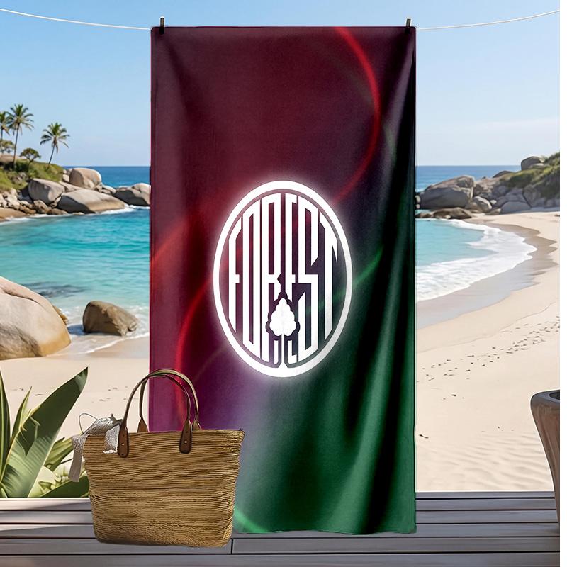 Toalla de Playa con Estampado de Fútbol Nottingham Forest, Toalla Grande Suave de Secado Rápido para Playa, Camping, Natación