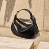 Versatile High-End Underarm Bag 2025 New Genuine Leather Dumpling Bag Design Crescent Bag Fashionable Single Shoulder Crossbody Bag