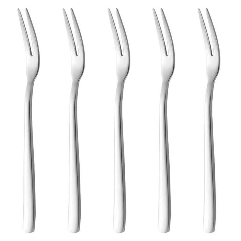 NIVORCE 304 Stainless Steel Fruit Fork Set
