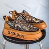Fashion Men Shoes 2025 Spring Autumn New Fashion Comfortable Height Increase Casual Shoes Vintage Breathable Non Slip Platform Sneakers