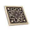 Floor Drain Brass Square Bathroom Shower Sewer Filter Strainer Ancient Style Odorless