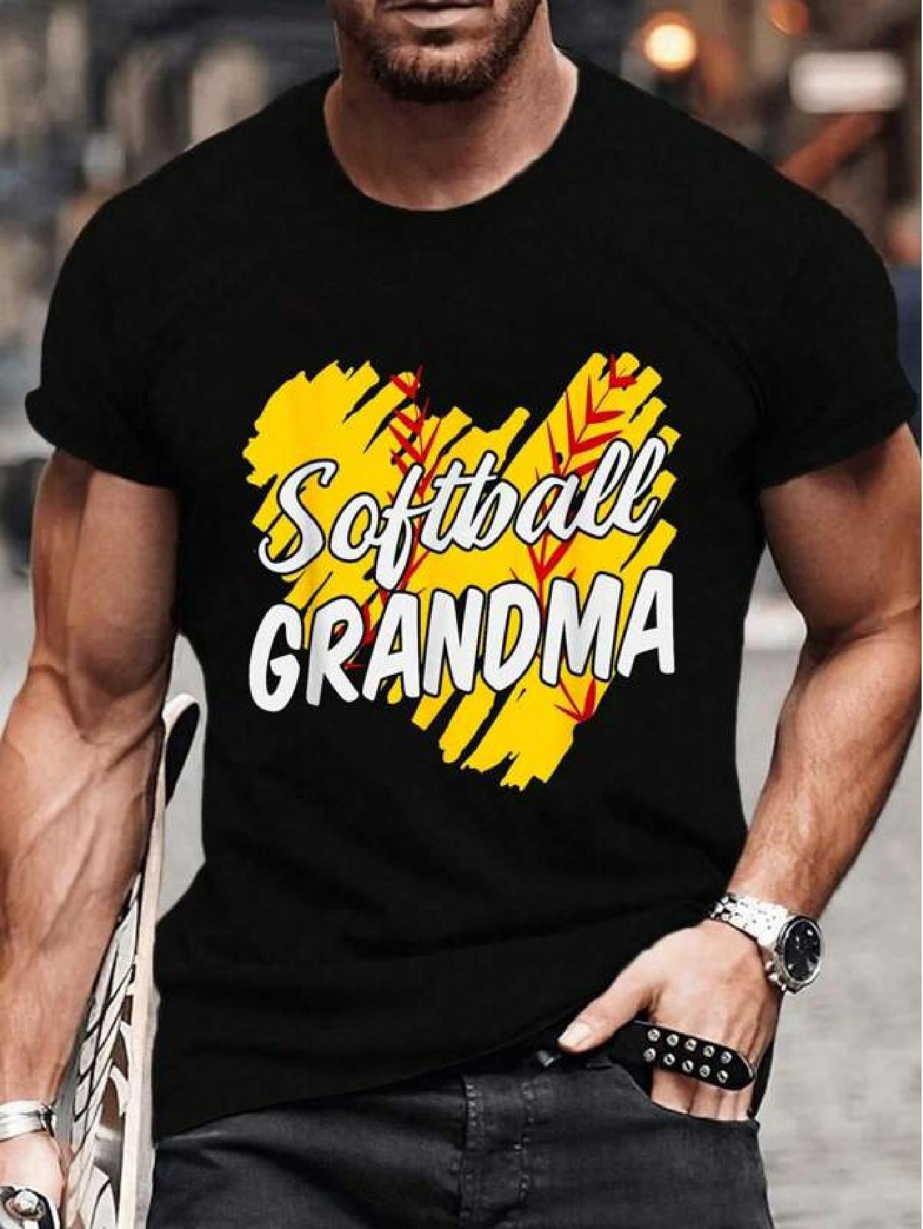 Softball Granny Graphic T-shirt - Funny Sports Grandma Tee XXXL