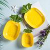 Creative Fruit Plate Pineapple Ceramic Dessert Plate Dish Set Household Lovely Personalized Dinner Plate Salad Dessert Plate