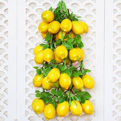 Simulation Artificial Fruit Lemon String for Restaurant Hotel Home Garden Wedding Kitchen Decoration