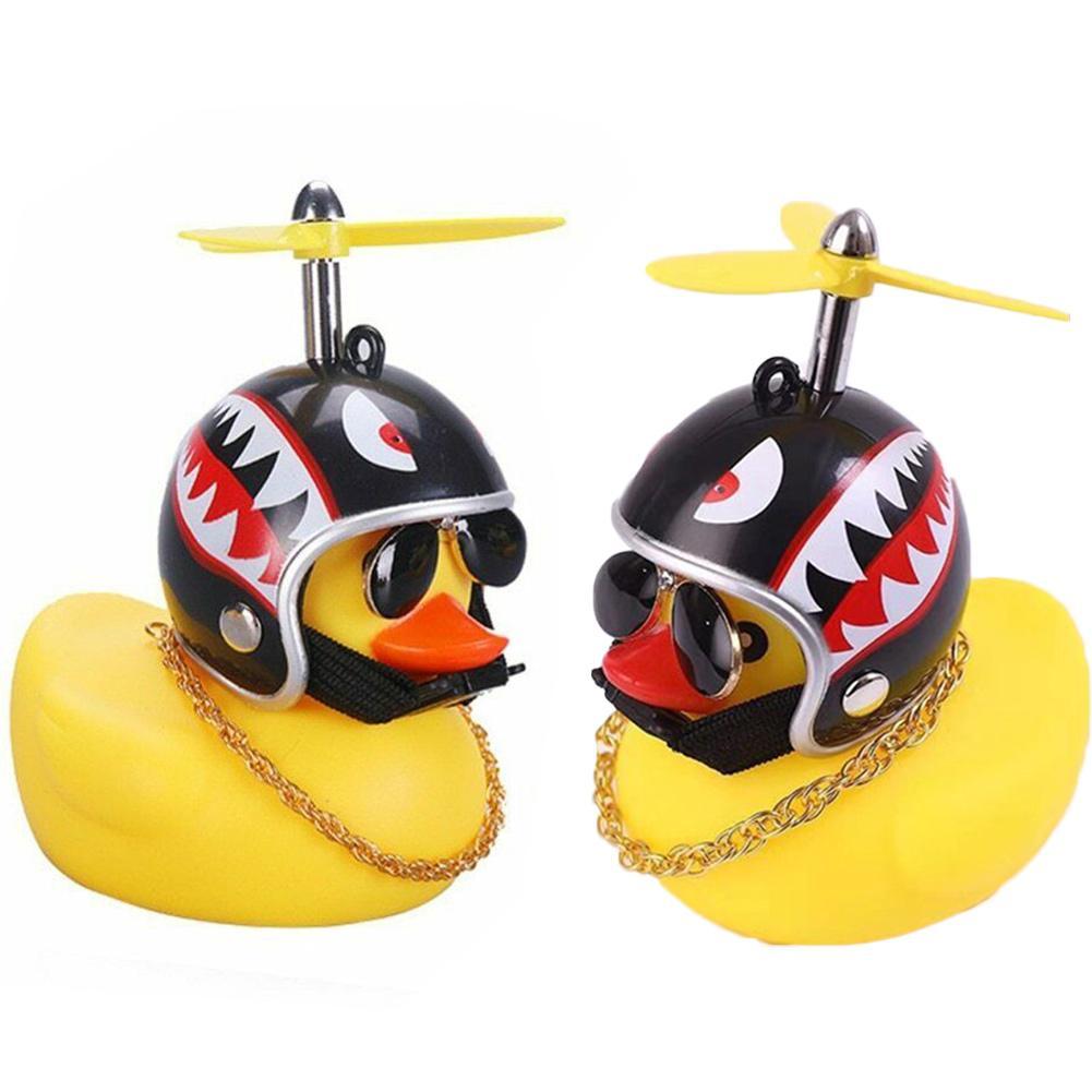 Car Dashboard Decorative Toys Duck with Helmets and Chain Dolls Car Accessories Car Dashboard Decorative Toys Duck with Helmets and Chain Dolls Car Accessories