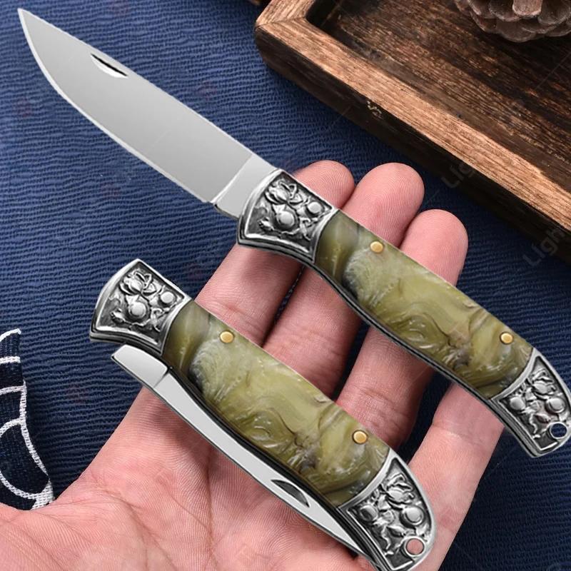 WXCOO Kitchen Slicing Knife Portable Folding Pocket Knives Utility Meat Cleaver Ultra Kitchen Accessories Fruit Cutting Tool