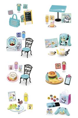 Miku Cafe 1BOX H115 X W70 X D60mm Made of PVC Re-ment [Hatsune Series] Miku's Approx.