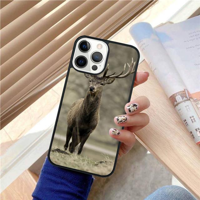 

Deer Reindeer Animal Phone Case Cover For iPhone 17 Air 15 16 14 13 12 Pro Max 11 Pro Max Plus Coque Shell iPhone 15pro max
