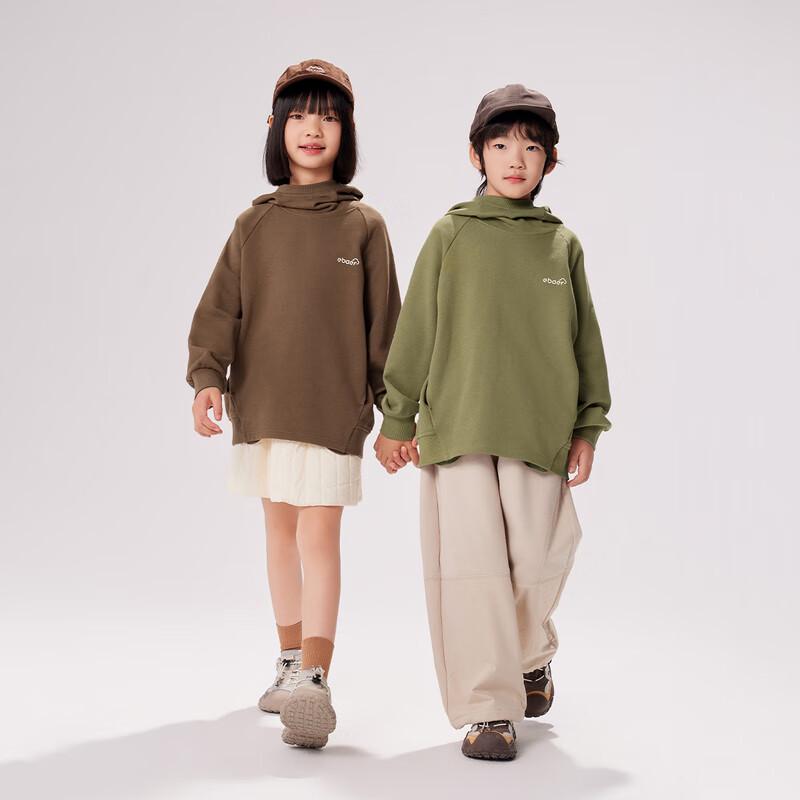 EBAER Kids Unisex Cotton Hooded Sweatshirt 130