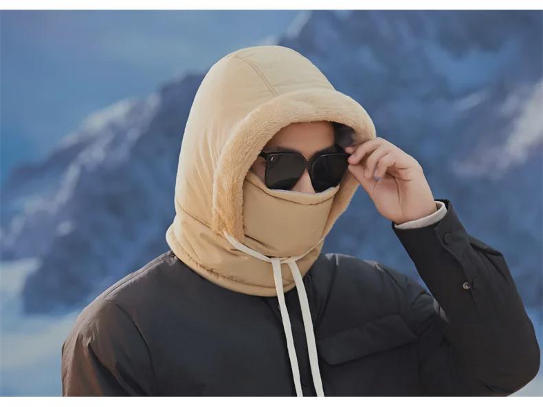 Northeast Plush Warm Knit Earmuffs Hat: Unisex Ski & Cycling Windproof Snow Hat