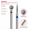 6Pcs Diamond Sand Nail Drill Bits Multi Functional Cuticle Polishing Set for Electric Manicure File Nail Care Routine Use