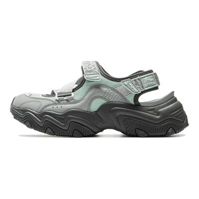 Li Ning Cat Paw Sandal Comfortable Versatile Fashion Non-Slip Breathable Wear-Resistant Creek Shoes Women Sandals Gray AGUV004-2