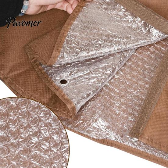 Landscape Tree Insulation Wrap Palm Protector, Winter Frost Cover with Drawstring And Ground Stakes, Protection for Courtyard Trees Outdoor