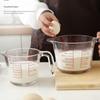 Glass Liquid Measuring Cups Transparent Milk Cup Measuring Cups with Scale  Kitchen Baking Tools