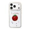 Tomatoes are suitable for anti-drop contrasting colors Apple 17/16 Pro mobile phone case Spring OPPO Xiaomi creative iPhone15