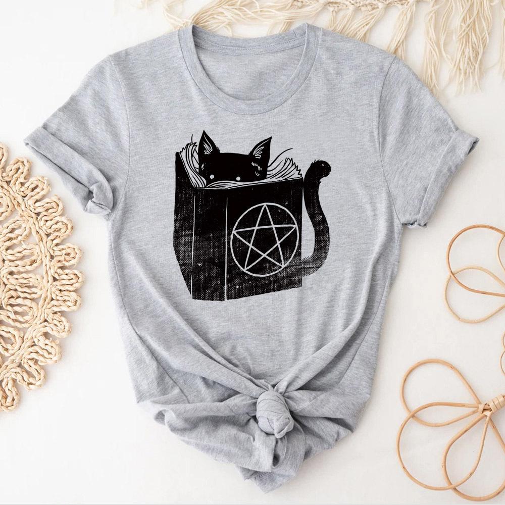 Witch top tees women Breathable Graphic 2000s Colorful hip hop Classic t-shirt Retro Gothic University Digital 2000s Pop Culture