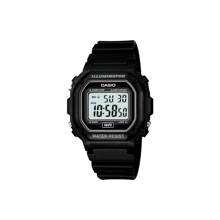 CASIO Unisex DIGITAL Series Blue Watch F108-WH-1A F108-WH-1A Black Watch Case