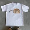 Vintage Tiger Graphic Tee, Retro 90s Watercolor Animal Shirt, Hand Painted Bengal Tiger T-Shirt, Aesthetic Wild Cat Top, Gift Idea