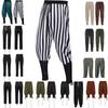 2025 Herren Mittelalter Gestreifte Piraten Leggings Cosplay Hose