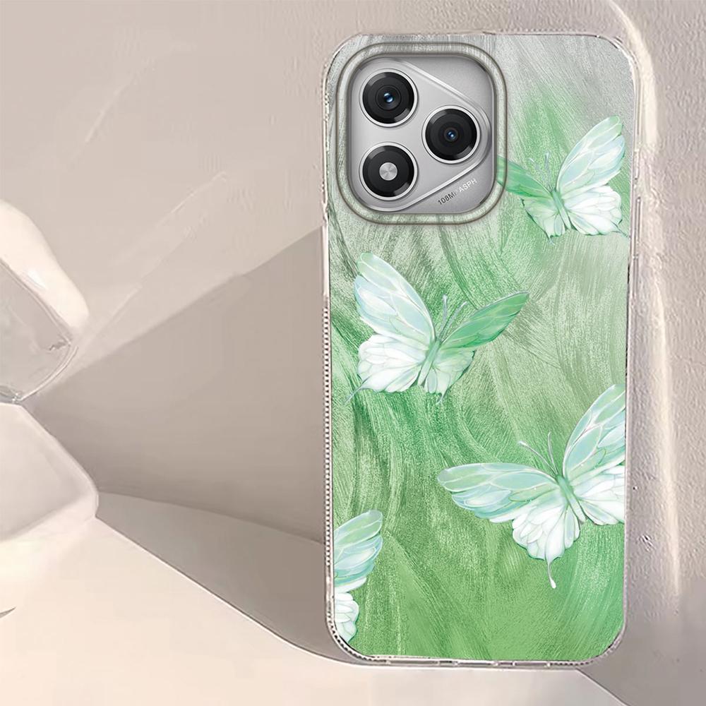 Green Butterfly Colorful Women Phone Case for Honor 400 200 90 Smart Pro X9a X9c X8b X8a X8c X7c X6c Magic7 6 5 70 Lite Cover