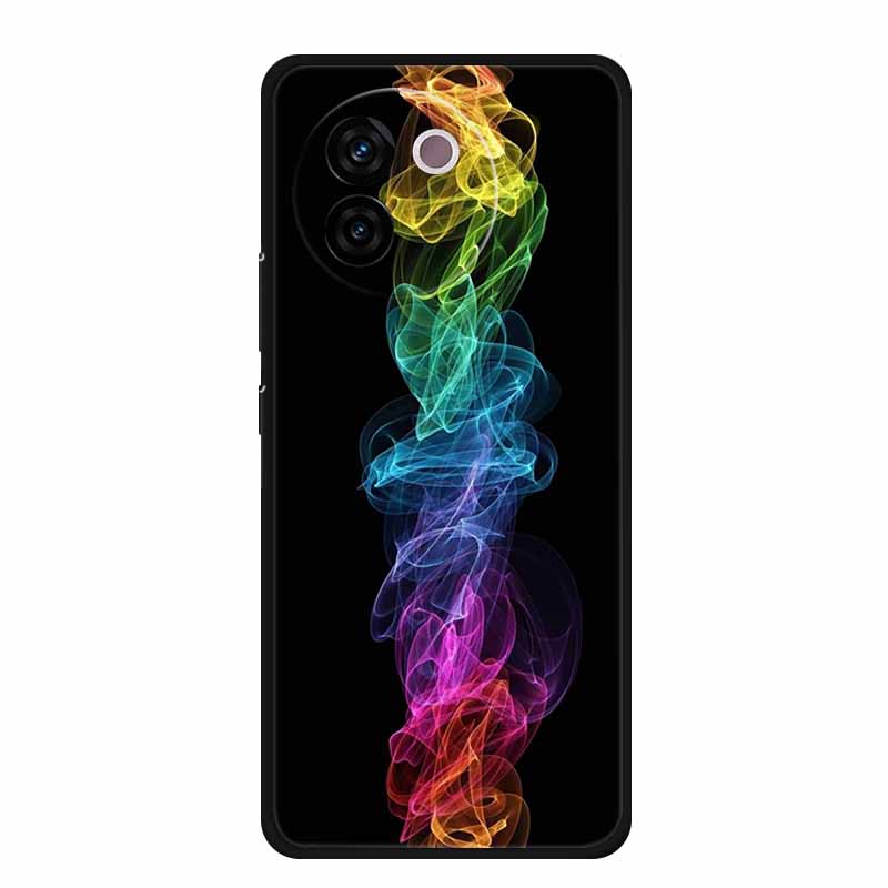 For Vivo V30e Case Popular Black Silicone Soft Back Cover Case For Vivo V30e Phone Case Cover V 30 e V 30e V30 e Coque Funda Bag