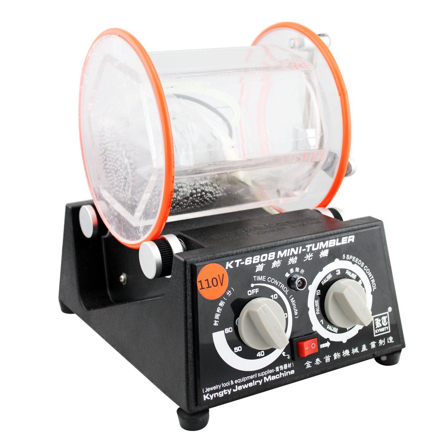 

KT-6808 Роторная полировальная машина для золотых, серебряных ювелирных изделий, драгоценных металлов 220/110 В 110V US PLUG