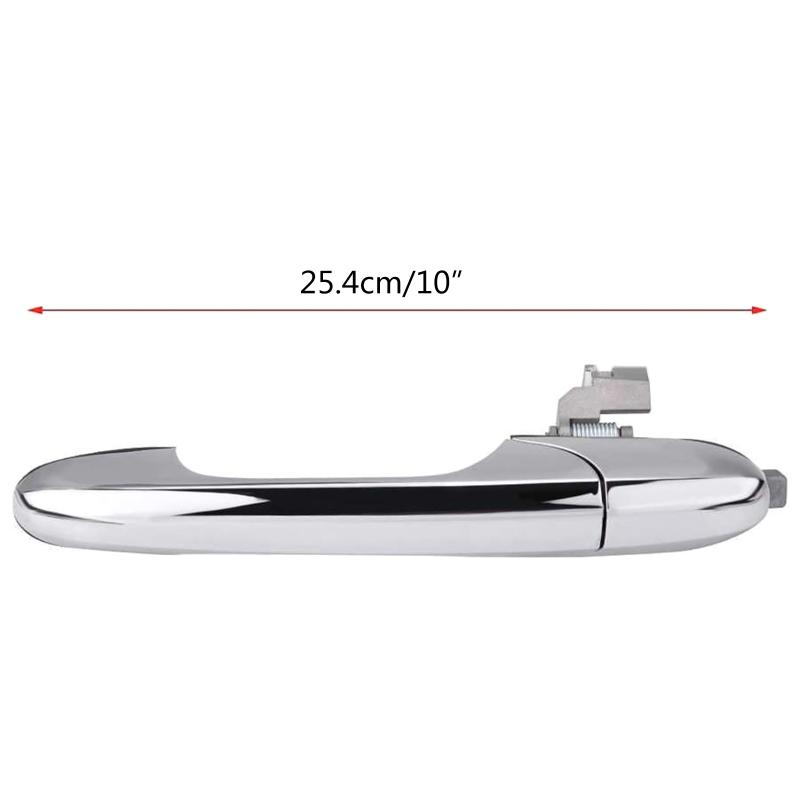 Exterior Chrome Door Handle Front Left/Right Driver Side for 500 OE:735592012 735485872
