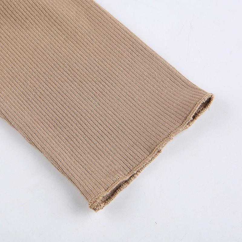 Cropped Sweaters Women Turtleneck Sweater Solid Long Sleeve Slim Pullover Sweater White Black Knitted Jumper Korean Tops Women Autumn Winter Clothes