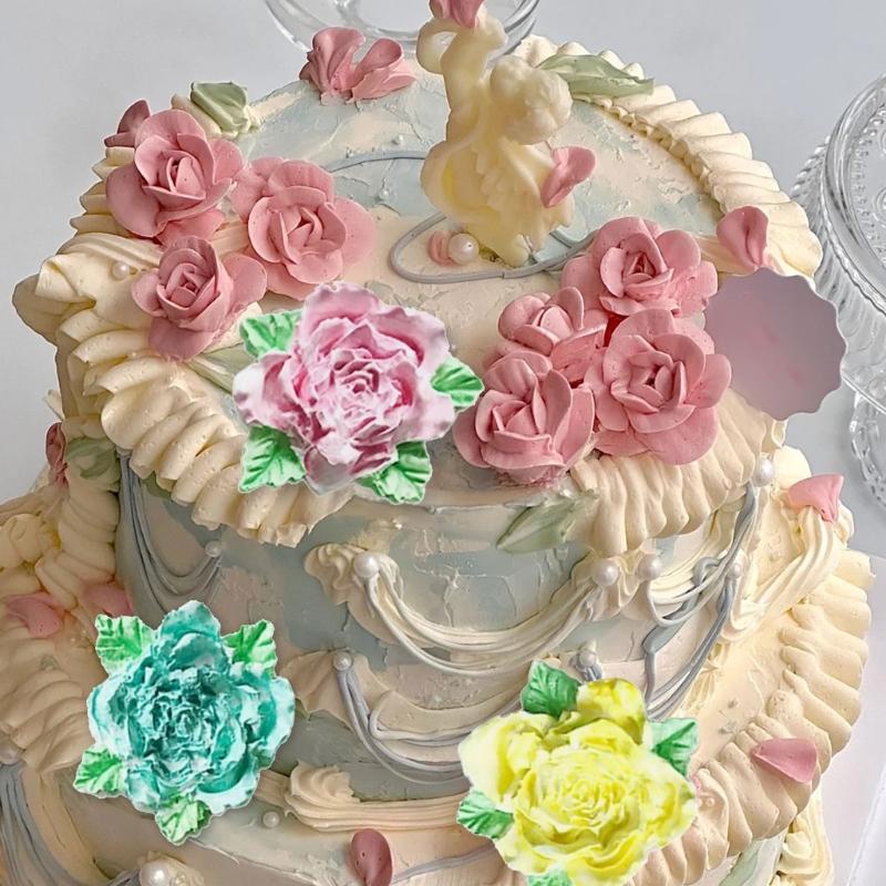 3 Cavities Flower Molds Silicone Mould Baking Molds Casting Molds Epoxy Resin Molds Candle Molds Chocolate Molds