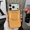 Luxury Fabric Leather Phone Case for IPhone  Air 17 16 15 14 13 Pro MAX 15 16 Plus Magnetic Wireless Charging Protection Cover
