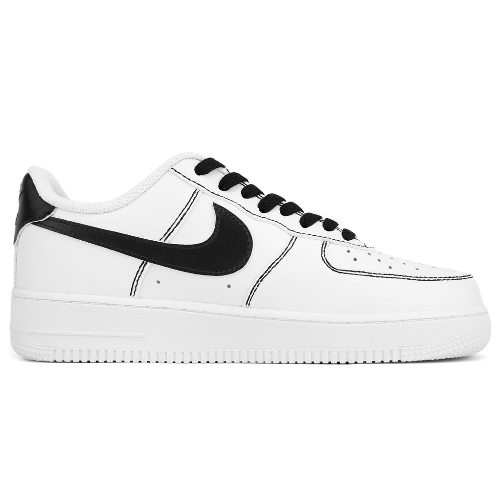 Nike Air Force 1 Low top Skateboard Shoes Men's Unisex, Black And White 315122-111(Team18-)