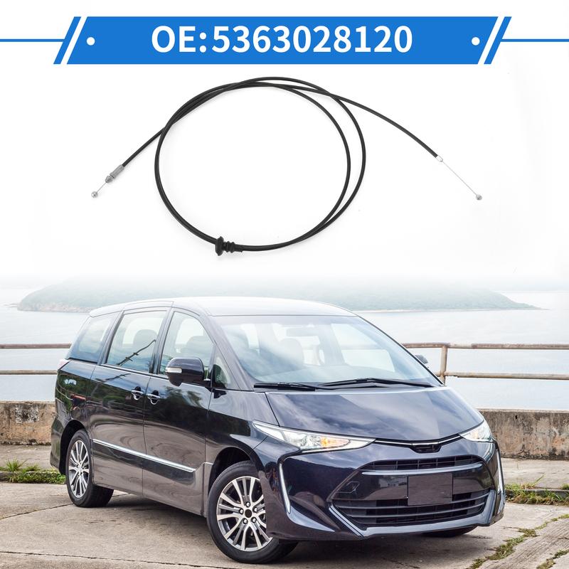 UXCELL Hood Release Cable No.5363028120 Hood Latch Cable for Toyota Previa 2006-2016