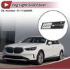 Fog Light Grill Front Lower Bumper Fog Light Cover Inserts for BMW 528i 2011-2013 ABS No.51117200699 Black