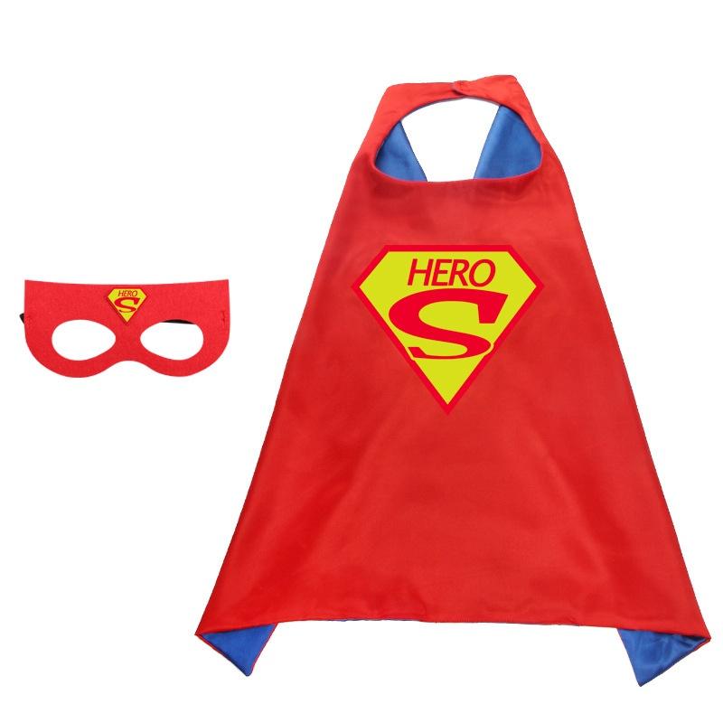 Superhero Cloak Adult Children Cape With Mask For Ultimate Halloween Costume Experience