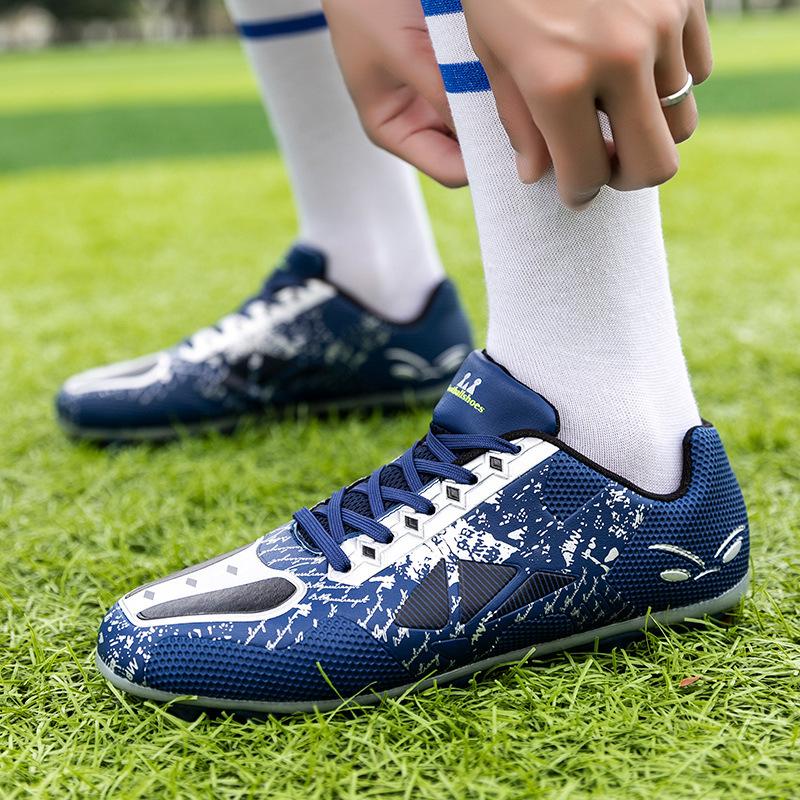 New spring and summer men's low-top sports shoes long and short nails football shoes grass sneakers spikes running shoes